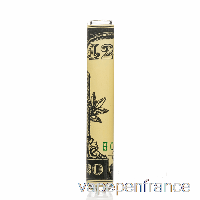 Chanvre Dollar Bill Chillum Main Pipe Vert Vape Stylo